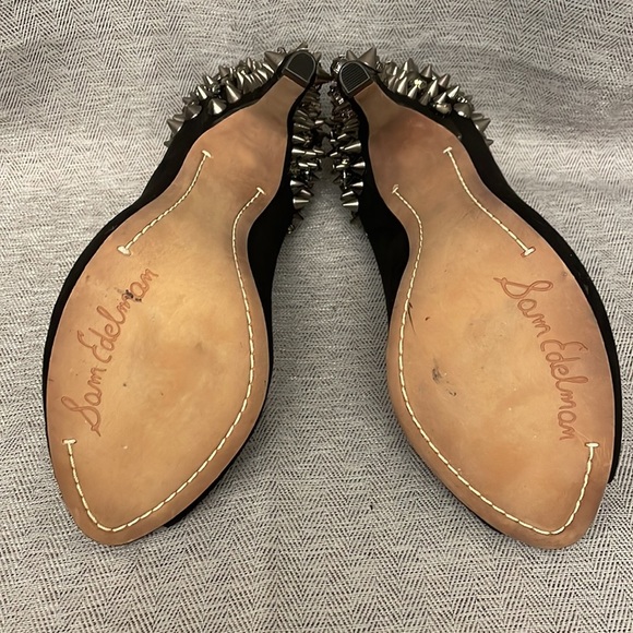 🔥 Sam Edelman Lorissa Spiked Peep-Toe Heels Size 7.5 - Picture 5 of 14
